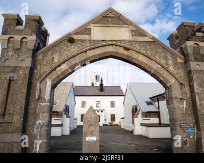 Point Lynas Lighthouse, Anglesey, Wales, Großbritannien. Stockfoto