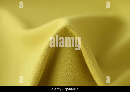 In Chintz-gelber Textur. Textiles Material für Stoffkonzept Stockfoto