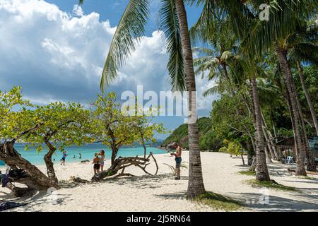 Malcapuya Beach, Coron, Philippinen - 11.11.2019 Stockfoto