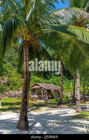 Malcapuya Beach, Coron, Philippinen - 11.11.2019 Stockfoto