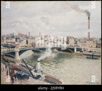 Morgen, Ein Trübes Tag, Rouen. Camille Pissarro. 1896 Stockfoto
