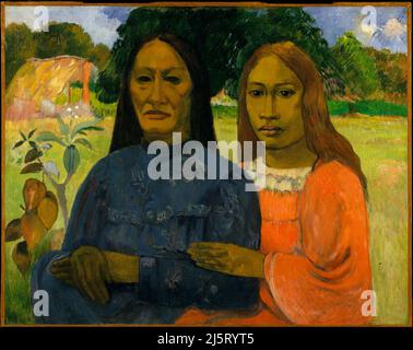 Zwei Frauen. Paul Gauguin. 1901 oder 1902. Stockfoto