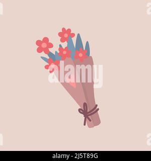 Ein Blumenstrauß Stock Vektor