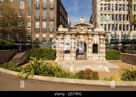 Denkmal in den Victoria Embankment Gardens, London, England Stockfoto