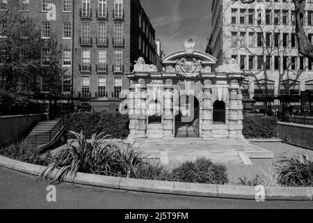 Denkmal in den Victoria Embankment Gardens, London, England Stockfoto