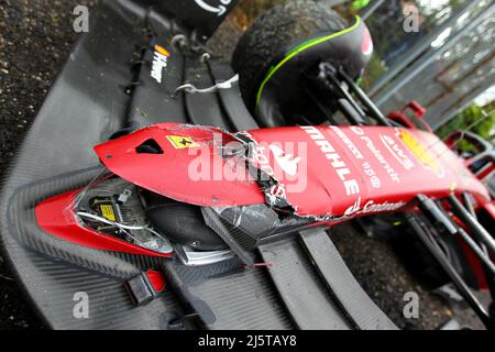 Imola, Italien. 24. Apr, 2022. Während der Formel 1 Rolex Emilia Romagna Grand Prix 2022, 4. Runde der FIA Formel 1-Weltmeisterschaft 2022, Formel 1-Meisterschaft in Imola, Italien, April 24 2022 Quelle: Independent Photo Agency/Alamy Live News Stockfoto