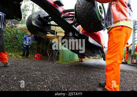 Imola, Italien. 24. Apr, 2022. Während der Formel 1 Rolex Emilia Romagna Grand Prix 2022, 4. Runde der FIA Formel 1-Weltmeisterschaft 2022, Formel 1-Meisterschaft in Imola, Italien, April 24 2022 Quelle: Independent Photo Agency/Alamy Live News Stockfoto