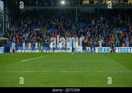 25.. April 2022; Selhurst Park, Crystal Palace, London, England; Premier League Football, Crystal Palace gegen Leeds; Spieler, die für das Spiel kommen. Stockfoto