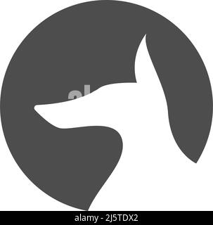 Anubis Symbol Logo Design Illustration Vorlage Vektor Stock Vektor