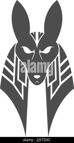 Anubis Symbol Logo Design Illustration Vorlage Vektor Stock Vektor