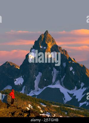 Mt. Thielsen, Cascade Range, Oregon Stockfoto