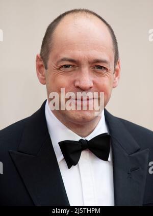 25.. April 2022, London, Großbritannien. Gareth Neame bei der Downton Abbey, A New Era World Premiere, Cinewold, London. Quelle: Doug Peters/EMPICS/Alamy Live News Stockfoto