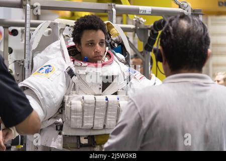 FOTODATUM: 07/18/2018 ORT: NBL - Pool Topside THEMA: 2017 ASCAN-Klassenmitglieder Bob Hines und Jessica Watkins (weißes Team) während des ASCAN EVQ NBL 1 Trainings. FOTOGRAFIN: Norah Moran Stockfoto