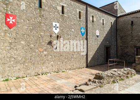 castello medievale - Paese di Montalbano Elicona, Provincia di Messina, borgo dei borghi 2015, splendido borgo medievale molto caratteristico Stockfoto