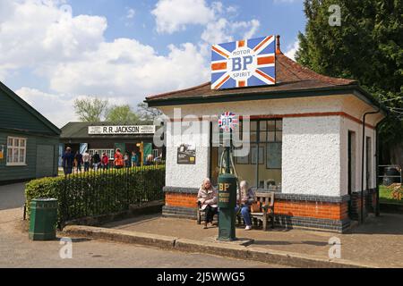 BP Pagode, British Marques Day, 24. April 2022, Brooklands Museum, Weybridge, Surrey, England, Großbritannien, Großbritannien, Europa Stockfoto