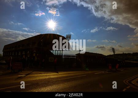 London, England, 25.. April 2022. Selhurst Park während des Spiels der Premier League im Selhurst Park, London. Bildnachweis sollte lauten: David Klein / Sportimage Kredit: Sportimage/Alamy Live News Stockfoto