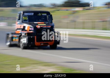 2. April 2022, San Sebastian de los Reyes, Madrid, Spanien: Spanien Truck Race Championship, Jarama Race Circuit, San Sebastian de los Reyes (Madrid) (Bildnachweis: © Tomas Calle/Pacific Press via ZUMA Press Wire) Stockfoto