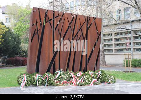 polnische Kriegsdenkmal Budapest hungrig Stockfoto