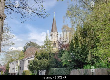 Aachen Eilendorf-St. Severin ist eine katholische Kirche in Aachen-Eilendorf. Stockfoto