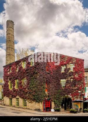 Hebden Bridge Mill, Hebden Bridge, Großbritannien. Stockfoto