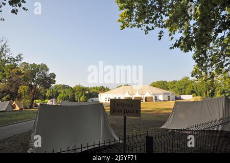 Kundentreffen im Espace Jean Paul 2 auf der Domaine de la Castille in Solliès-Ville Stockfoto