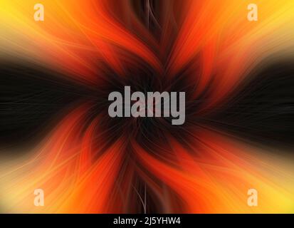 Abstrakter, farbenfroher Whirlpool-Hintergrund mit unscharfen Bewegungen. Mehrfarbige, dynamische, weiche Pastelldarstellung. Stockfoto