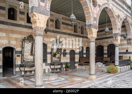 Azem-Palast in Damaskus, Syrien Stockfoto