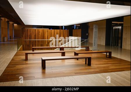 Das Nationale Archäologische Museum (MAN), das eine der weltweit wichtigsten antiken Sammlungen beherbergt, Madrid, Spanien Stockfoto