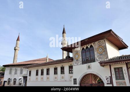 Chans Palast in der Stadt Bakhtschissarai, Krim Stockfoto