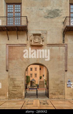 Herzogspalast Borgia in Gandia, Costa Blanca, Valencia, Spanien Europa Stockfoto