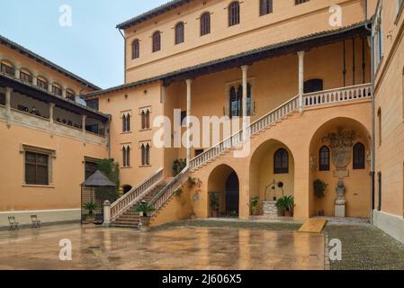 Herzogspalast Borgia in Gandia, Costa Blanca, Valencia, Spanien Europa Stockfoto