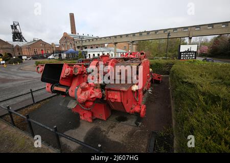 National Mining Museum, Lady Victoria Colliery, Newtongrange, Dalkeith EH22 4QN, Schottland, VEREINIGTES KÖNIGREICH. Wurde 1984 gegründet, um die physischen Oberflächenreste der Lady Victoria Colliery in Newtongrange, Midlothian, Schottland, zu erhalten. Die 1890 von der Lothian Coal Company versenkte Kolonie wurde 1894 in Produktion gebracht. Stockfoto