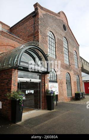 National Mining Museum, Lady Victoria Colliery, Newtongrange, Dalkeith EH22 4QN, Schottland, VEREINIGTES KÖNIGREICH. Wurde 1984 gegründet, um die physischen Oberflächenreste der Lady Victoria Colliery in Newtongrange, Midlothian, Schottland, zu erhalten. Die 1890 von der Lothian Coal Company versenkte Kolonie wurde 1894 in Produktion gebracht. Stockfoto