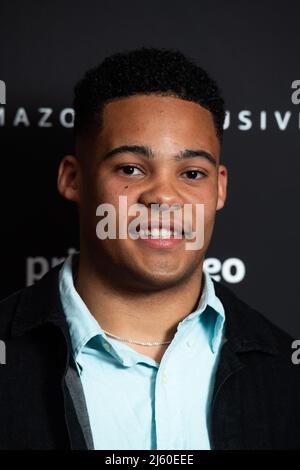 London, Großbritannien. 26. April 2022. Cassius spaltet sich bei der Premiere von Prep to Win: Harlekins im noblen Kino in London. Bilddatum: Dienstag, 26. April 2022. Bildnachweis sollte lauten: Matt Crossick/Empics/Alamy Live News Stockfoto