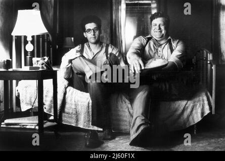 John Turturro, John Goodman, am Set des Films, 'Barton Fink', 20. Century-Fox, 1991 Stockfoto