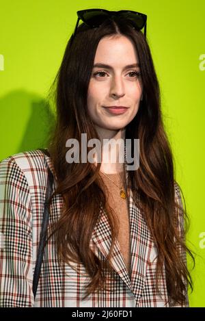 London, Großbritannien. 26. April 2022. Gast nimmt an der Fotocall beim Finale des Internationalen Woolmark-Preises 2022 in London Teil. Kredit: SOPA Images Limited/Alamy Live Nachrichten Stockfoto