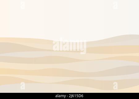 Vektor, abstraktes Desert Hintergrund Poster im minimalistischen Stil. Ost, Afrika Landschaft modernen Stil Stock Vektor