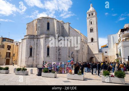 Kathedrale Santa Maria Maggiore, Barletta, Apulien, Italien. Stockfoto