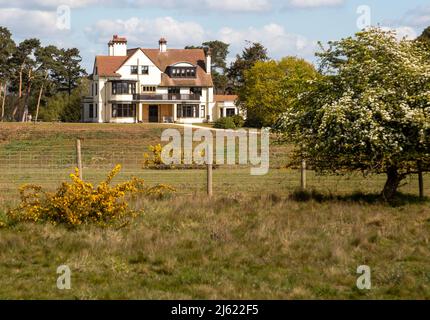 Tranmer House, ehemaliges Wohnhaus von Edith Pretty Sutton Hoo, Suffolk, England, Großbritannien Stockfoto