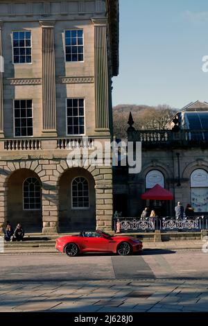 Neu renovierter Crescent in Buxton Derbyshire England Stockfoto