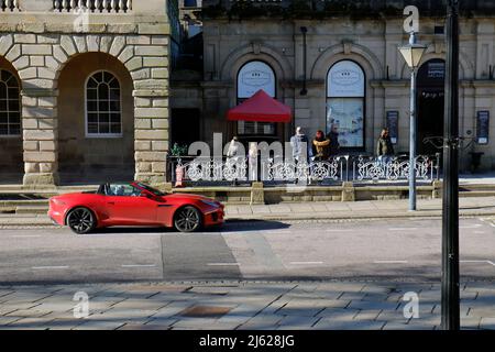 Neu renovierter Crescent in Buxton Derbyshire England Stockfoto