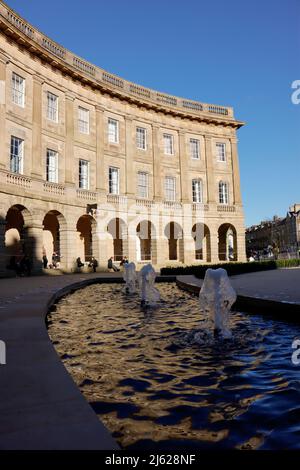 Neu renovierter Crescent in Buxton Derbyshire England Stockfoto