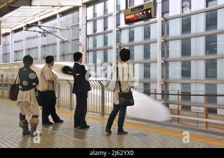 Shinkansen-Zug Stockfoto