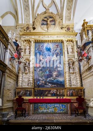 Capilla de Natividad de Nuestra Senora (Kapelle der Geburt unserer Lieben Frau) in der Mezquita-Kathedrale (große Moschee von Cordoba) - Cordoba, Spanien Stockfoto