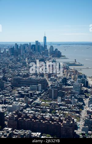 Aussichtsplattform am Hudson Yard in Midtown Manhattan, New York City Stockfoto