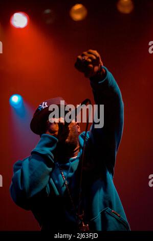 Roots Manuva, V2005, Hylands Park, Chelmsford, Essex, Großbritannien - 21. August 2005 Stockfoto