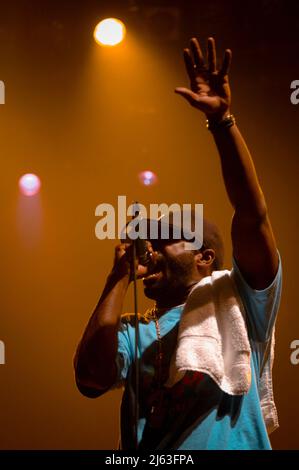 Roots Manuva, V2005, Hylands Park, Chelmsford, Essex, Großbritannien - 21. August 2005 Stockfoto