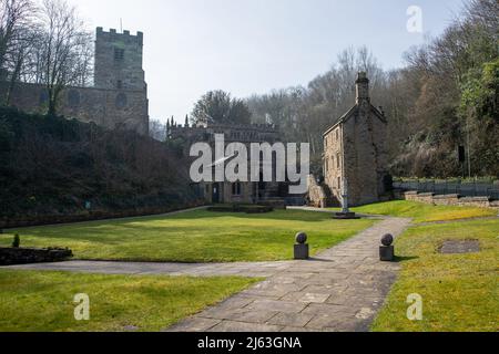 St. Winefried's Well bei Holywell in Flintshire, Nordwales Stockfoto