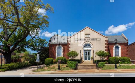 GREER, SC, USA 24. APRIL 2022: Greer Heritage Museum. Stockfoto