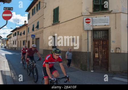 Ponte a Ema, Florenz, Italien 15/05/2016: Geburtsort des Radsportmeisters Gino Bartali. © Andrea Sabbadini Stockfoto